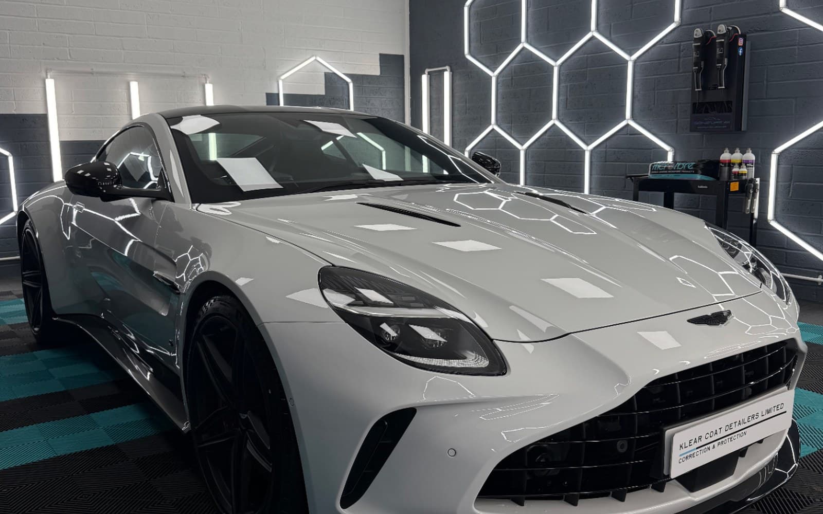 Aston Martin Vantage after ceramic coating — placeholder