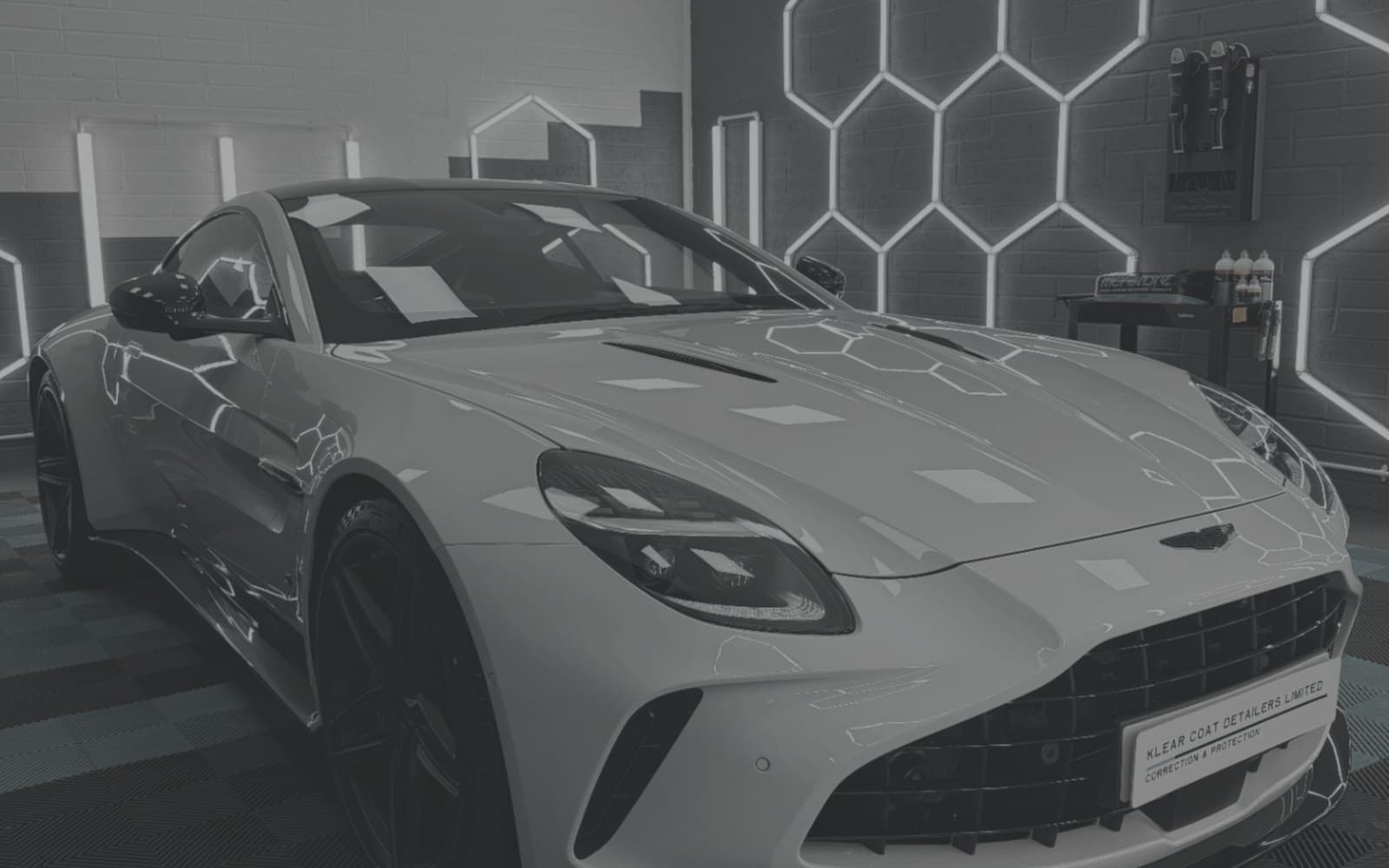 Aston Martin Vantage before detailing — placeholder